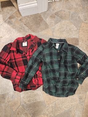 Levi's Kids Plaid Button-Down Shirts -bundle